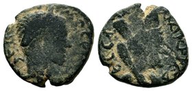 CARACALLA. 198-217, Mesopotamien, Carrhae.AE
Condition: Very Fine

Weight: 3,75 gr
Diameter: 17,00 mm