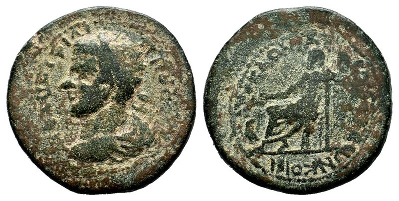 Cilicia, Aigeai. Philip I. A.D. 244-249. AE
Condition: Very Fine

Weight: 18,...