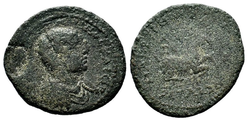 Diadumenian, as Caesar Æ27 of Aigeai, Cilicia. 
Condition: Very Fine

Weight:...