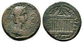 Julia Mamaea (Augusta, 222-235). Cilicia, Anazarbus. Æ T
Condition: Very Fine

Weight: 10,23 gr
Diameter: 23,40 mm