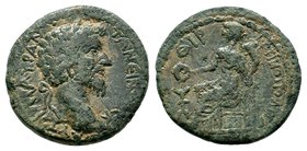 CILICIA. Irenopolis. Marcus Aurelius (138-161). Ae. Dated CY 119 (169/70).
Condition: Very Fine

Weight: 6,41 gr
Diameter: 22,10 mm