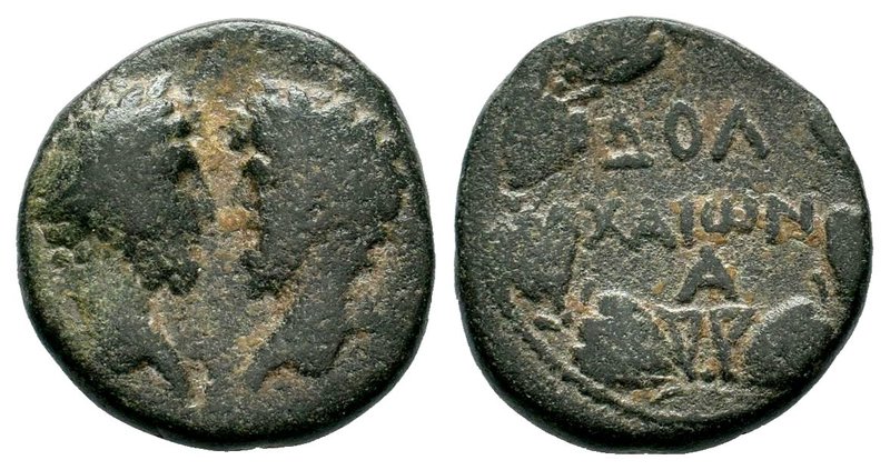 Syria, Commagene. Doliche. Marus Aurelius and Lucius Verus. A.D. 161-169. AE
Co...