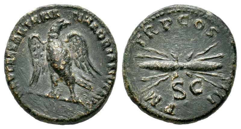 Hadrian. AD 117-138. Æ Quadrans
Condition: Very Fine

Weight: 3,45 gr
Diamet...