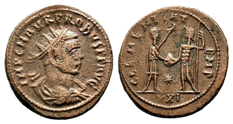 Probus Silvered Æ Antoninianus. AD 277-280. 
Condition: Very Fine

Weight: 3,...