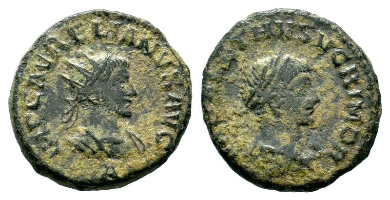 Vabalathus (268-272 AD), for and with Aurelianus (270-275 AD). AE Antoninianus
...