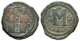 Justin II , with Sophia (565-578 AD). AE Follis
Condition: Very Fine

Weight: 14,55 gr
Diameter: 32,10 mm