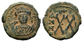 Tiberius Constantine II, 578-582.AE
Condition: Very Fine

Weight: 6,47 gr
Diameter: 22,50 mm