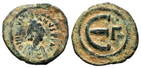 Justinian I (527-565). Æ 5 Nummi
Condition: Very Fine

Weight: 3,80 gr
Diameter: 20,65 mm