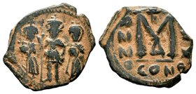 Heraclius. 610-641. AE follis 
Condition: Very Fine

Weight: 5,19 gr
Diameter: 22,20 mm
