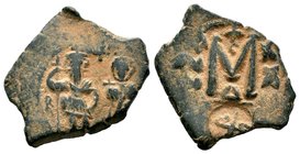 Heraclius. 610-641. AE follis 
Condition: Very Fine

Weight: 5,64 gr
Diameter: 23,70 mm