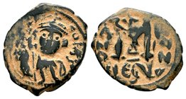 Heraclius. 610-641. AE follis 
Condition: Very Fine

Weight: 5,91 gr
Diameter: 25,20 mm