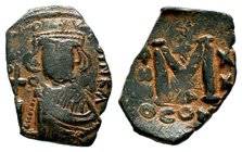 ARAB-BYZANTINE. Early Caliphate (636-660). Ae Fals. Imitative coinage.
Condition: Very Fine

Weight: 4,48 gr
Diameter: 23,70 mm