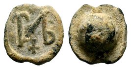 Byzantine Lead Seals. 9th -14th AD.
Condition: Very Fine

Weight: 3,64 gr
Diameter: 13,90 mm