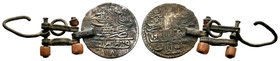 Ottoman Empire a single silver earrings,
Condition: Very Fine

Weight: 3,80 gr
Diameter: 20,35 mm