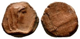 Hellenistic Era Terracotta Theater Ticket,
Condition: Very Fine

Weight: 1,87 gr
Diameter: 17,60 mm