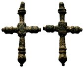 Byzantine Bronze Cross Pendant,
Condition: Very Fine

Weight: 8,26 gr
Diameter: 46,50 mm