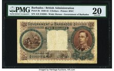 Barbados Government of Barbados 2 Dollars 1.12.1939 Pick 3b PMG Very Fine 20. Interestingly, the $1 denomination is relatively easy to locate, but any...