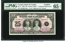 Canada Bank of Canada $25 6.5.1935 BC-11 Commemorative PMG Gem Uncirculated 65 EPQ. One of the most iconic banknotes of the 20th century, and widely s...