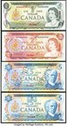 Canada Bank of Canada 1973-79 Specimen Set Crisp Uncirculated. From the November 1999 Bank of Canada sale, this set includes the following nine Specim...