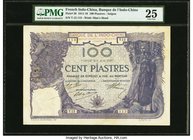 French Indochina Banque de l'Indo-Chine 100 Piastres 4.4.1919 Pick 39 PMG Very Fine 25. A splendid original example of this large format type, desirab...
