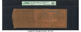 Cuba Banco Espanola de la Habana 300 Pesos 1800's Pick Unlisted Bond Remainder PMG Very Fine 25 Net. A Remainder of 6% bond from the first series for ...