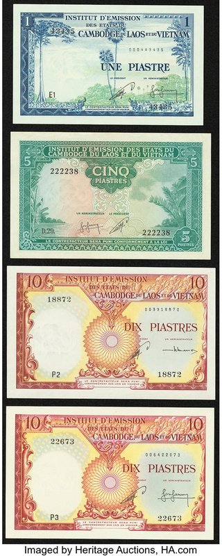 French Indochina Institut d'Emission des Etats du Cambodge, du Laos et du Viet-N...