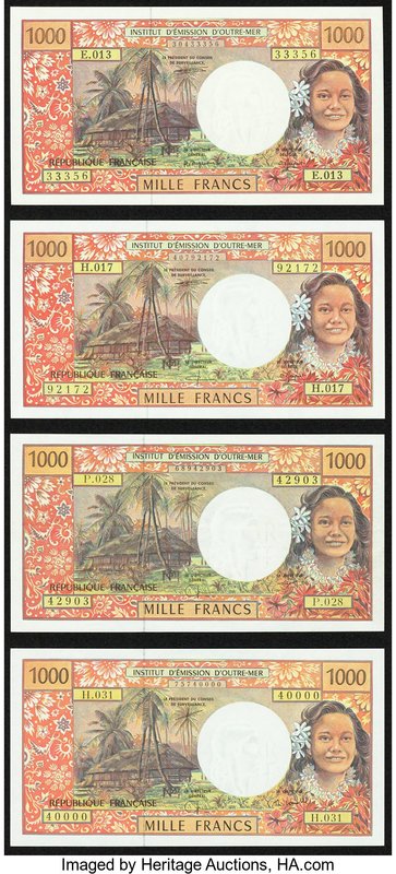 French Pacific Territories Institut d'Emission d'Outre-Mer 1000 Francs ND (1996)...