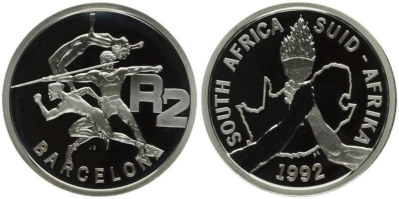South Africa 2 Rand 1992