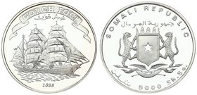 Somalia 5000 Shilling 1998. Gorch Fock