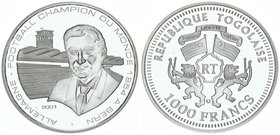 Togo 1000 Francs 2001
