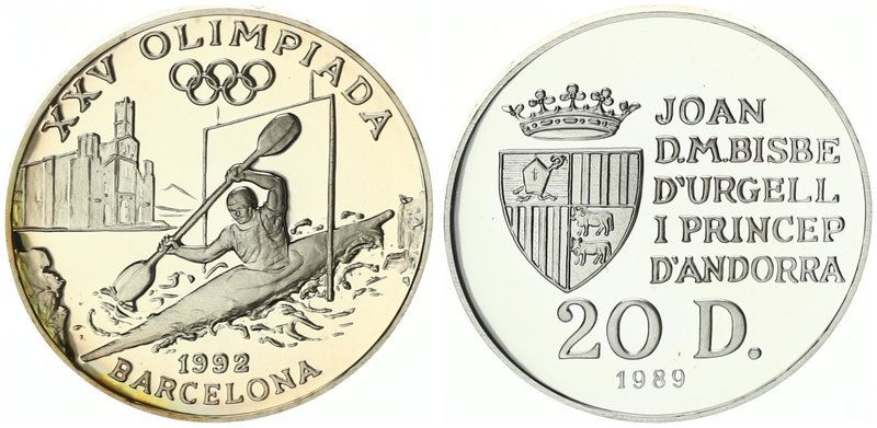 Andorra 20 Diners 1989