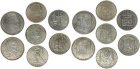 Chechoslovakia lot of 7 coins