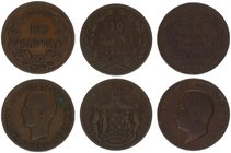 European Lot of 3 coins (1863-1913)