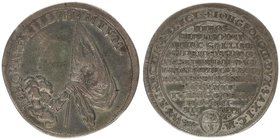 Saxony 2/3 Thaler 1691