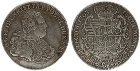 Saxony 3/4 Thaler 1763