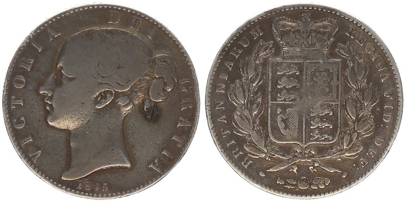 Great Britain 1 Crown 1845