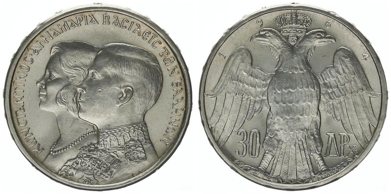 Greece 30 Drachmas 1964