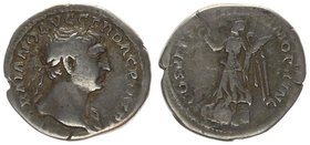 Roman Empire 1 Denarius 107AD