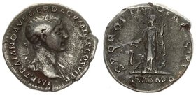 Roman Empire 1 Denarius 112AD