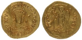 Byzantine Empire 1 Solidus 518-527 AD