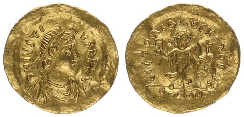 Byzantine Empire 1 tremissis 518-527