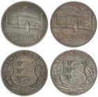 Estonia set of 2 coins 2 Krooni 1930