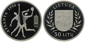 Lithuania 50 Litu 1996. XXVI Olympic Games in Atlanta
