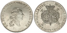 Livonia 1 thaler 1780