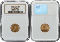 Russia 5 Roubles 1902. AR. NGC MS 66