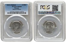 Russia 2 Roubles 2012. MMD. PCGS MS 66