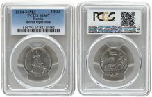 Russia 5 Roubles 2014. MMD. PCGS MS 67