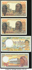 A Colorful Quartet from Comoros, New Caledonia, and the West African States. Choice Crisp Uncirculated. 

HID09801242017