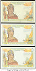 French Indochina Banque de l'Indo-Chine 5 Piastres ND (1936) Pick 55b; ND (1946) Pick 55c (2) Crisp Uncirculated. 

HID09801242017