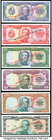 Uruguay Banco Central Del Uruguay 50; 100; 500; 1,000; 5,000; 10,000 Pesos ND (1967) Pick 46s; 47s; 48s; 49s; 50s; 51s Specimens Crisp Uncirculated. L...